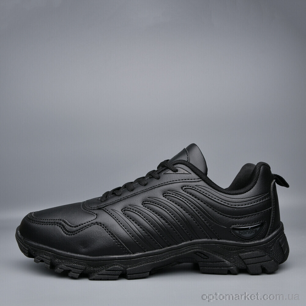 Купить Кросівки чоловічі A9087-2 Bonote чорний, фото 2