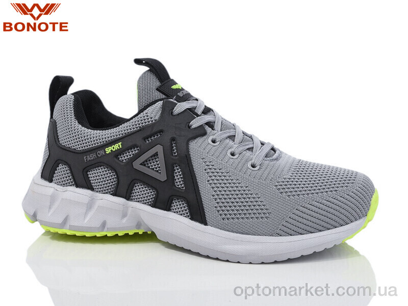 Купить Кросівки чоловічі A9090-6 Bonote сірий, фото 1