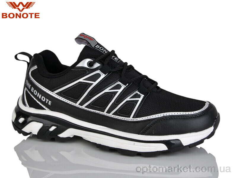 Купить Кросівки чоловічі A9102-4 Bonote чорний, фото 1