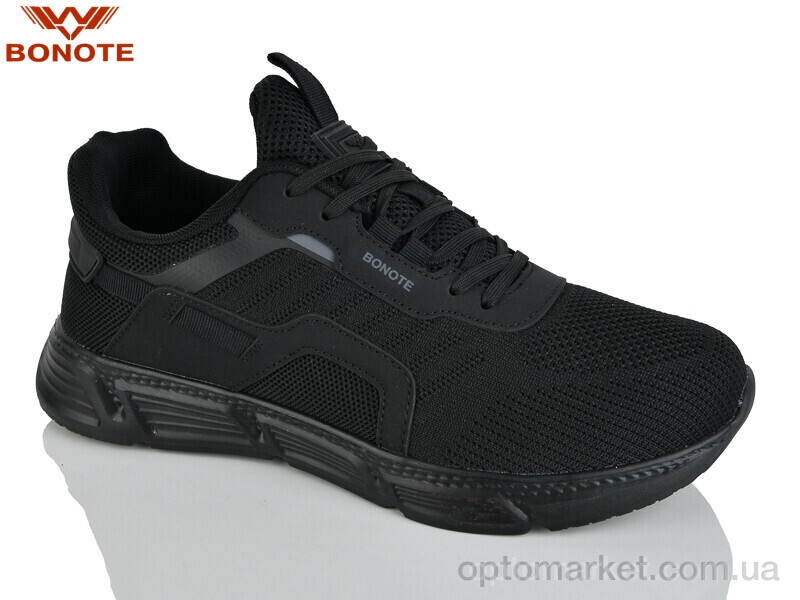 Купить Кросівки чоловічі A9155-1 Bonote чорний, фото 1