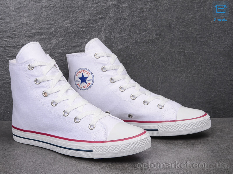 Купить Кеди чоловічі A9166-2 C.nverse білий, фото 3