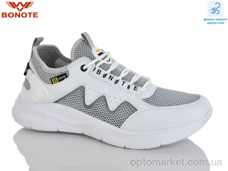 Купить Кросівки чоловічі A9175-6 Bonote білий, фото 1