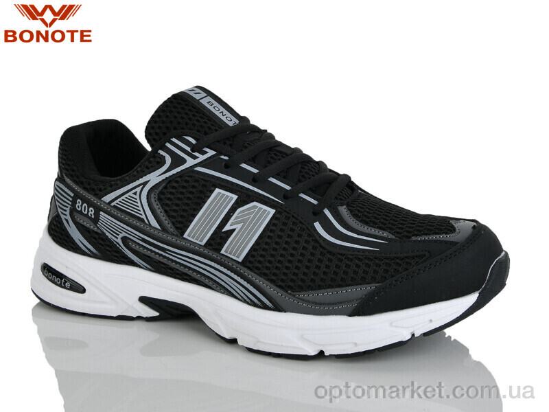 Купить Кросівки чоловічі A9176-3 Bonote чорний, фото 1