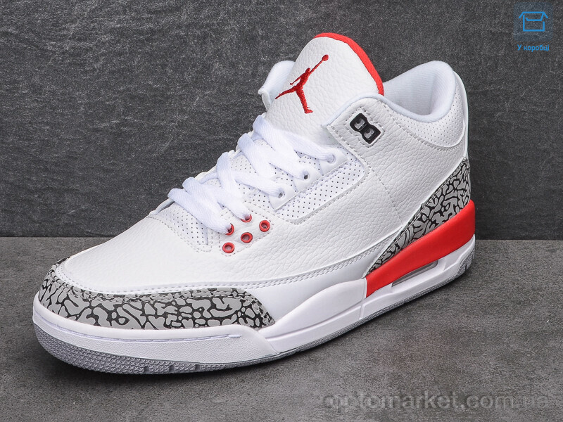 Купить Кросівки чоловічі A9240-3 J.rdan білий, фото 3