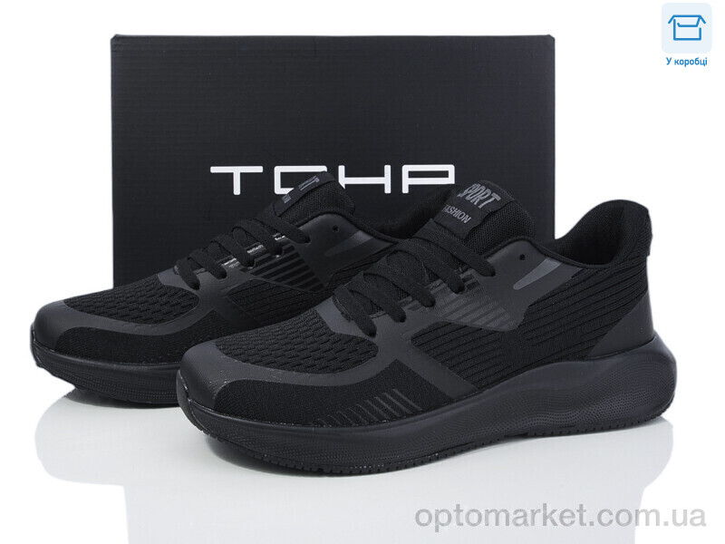 Купить Кросівки чоловічі A965 all black TOHA чорний, фото 1