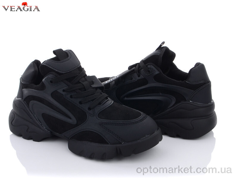 Купить Кросівки жіночі A9831 Veagia чорний, фото 1