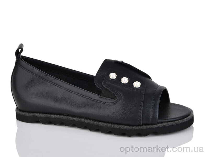 Купить Босоніжки жіночі A996-1 black Башили чорний, фото 1