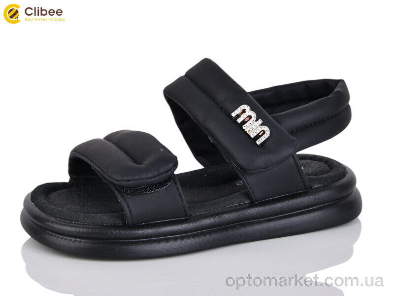 Купить Босоніжки дитячі AB365-1 black Clibee чорний, фото 1