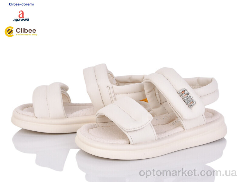 Купить Босоніжки дитячі AB365 beige Clibee бежевий, фото 1