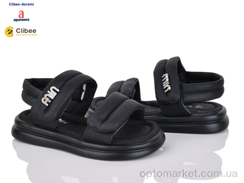 Купить Босоніжки дитячі AB365 black Clibee чорний, фото 1