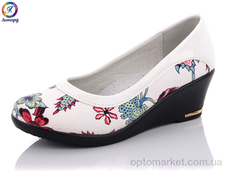 Купить Туфлі дитячі AB51-6 Леопард білий, фото 1