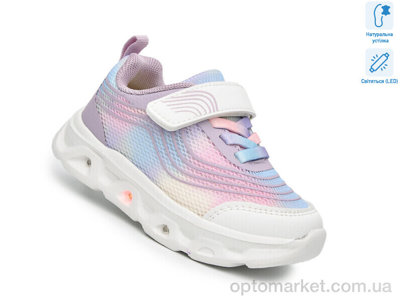Купить Кросівки дитячі AB60046D LED Bi&Ki фіолетовий, фото 1