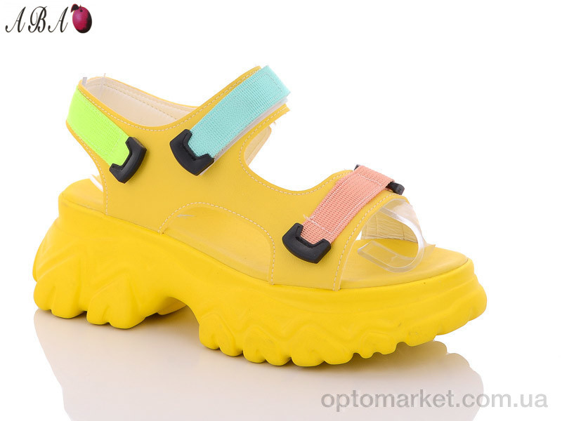 Купить Босоніжки жіночі ABA77-4-5 Aba жовтий, фото 1