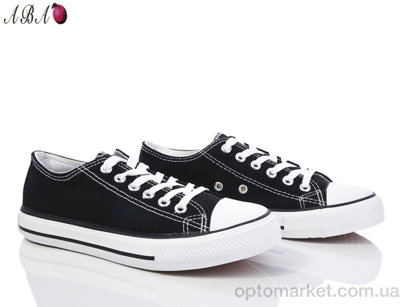 Купить Кеди жіночі ABA77-59 Aba чорний, фото 1