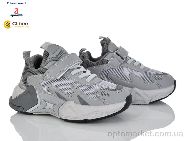 Купить Кросівки дитячі ABC2192 grey Apawwa сірий, фото 1