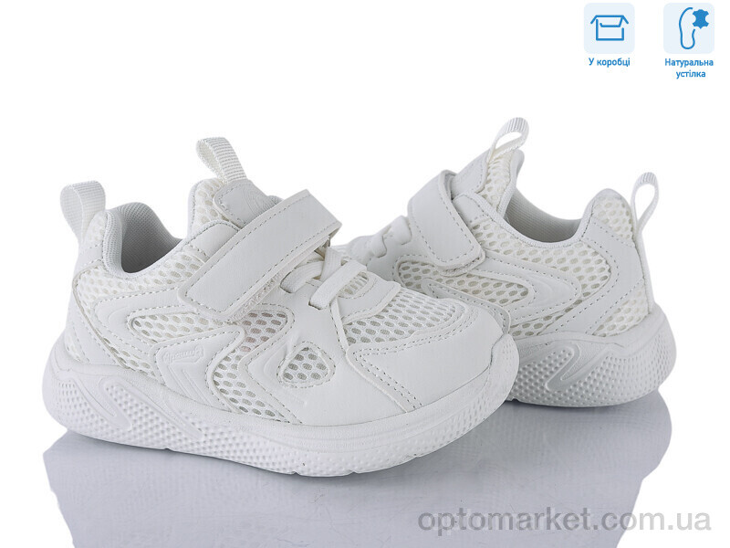 Купить Кросівки дитячі ABC2211P white Apawwa білий, фото 1