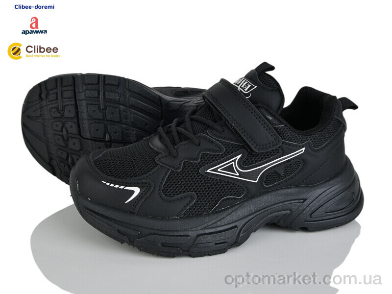 Купить Кросівки дитячі ABC2343 black Apawwa чорний, фото 1