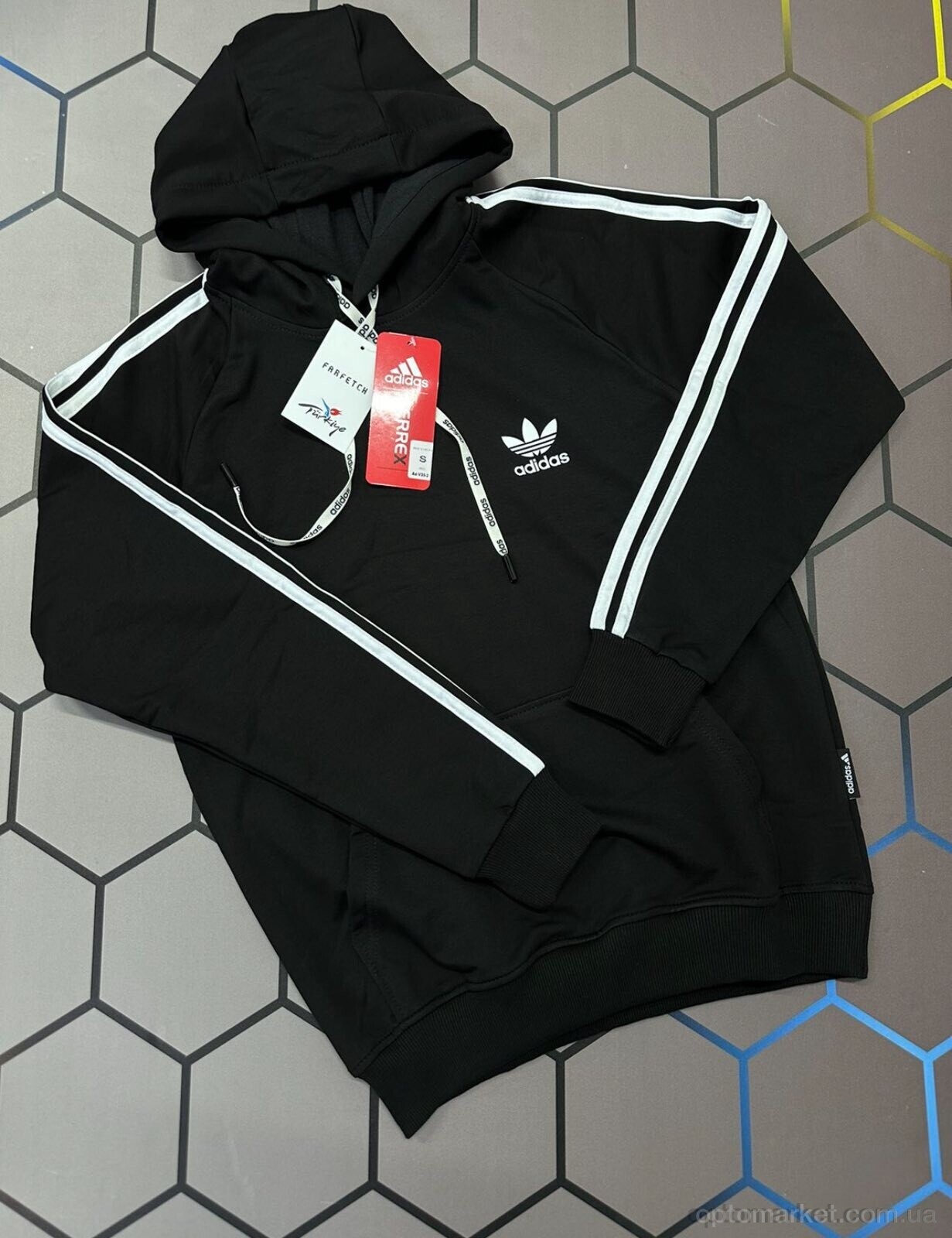 Купить Батник чоловічі ad-333 A.idas чорний, фото 3