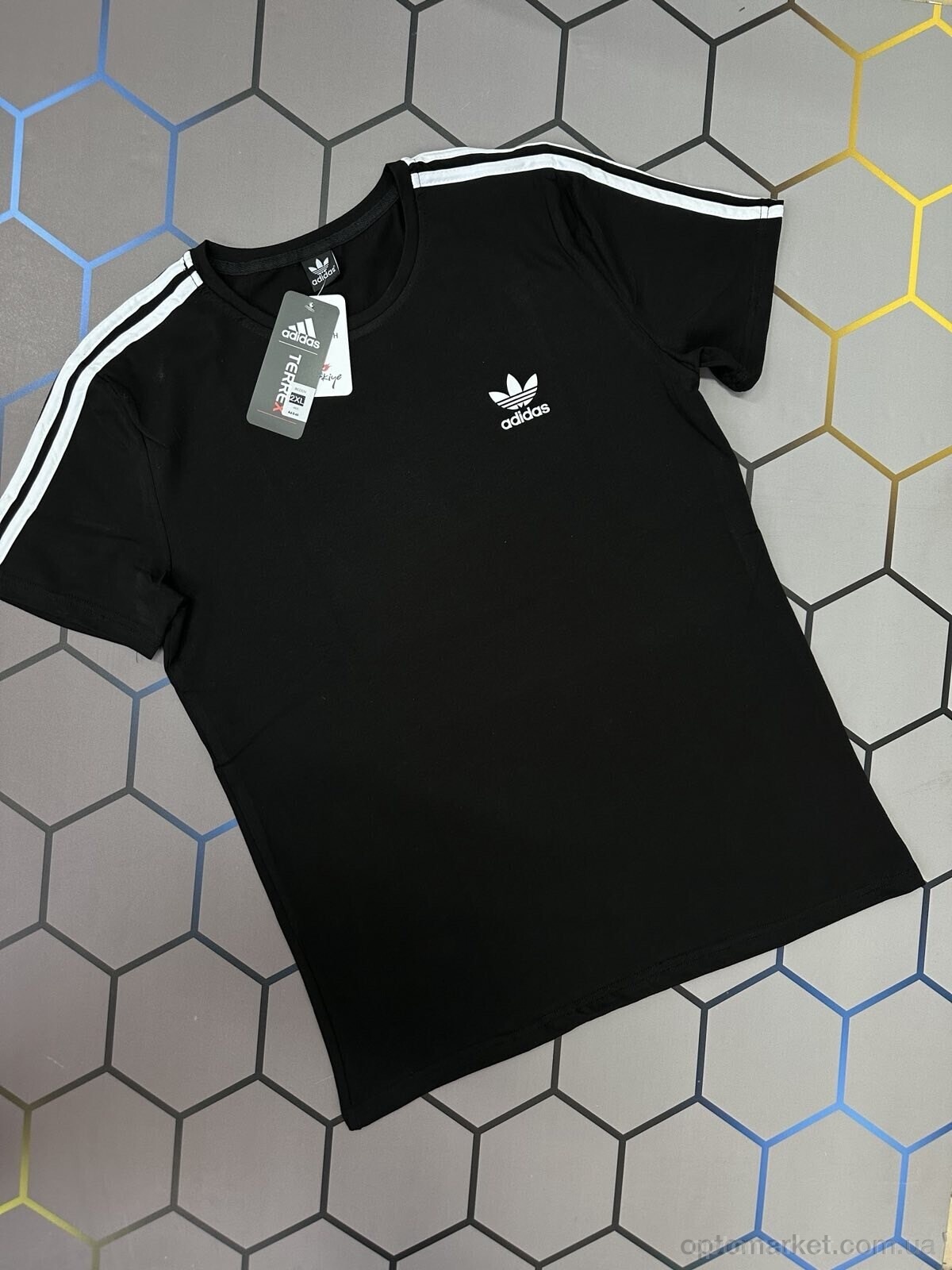 Купить Футболка чоловічі Ad-s-40 A.idas чорний, фото 3