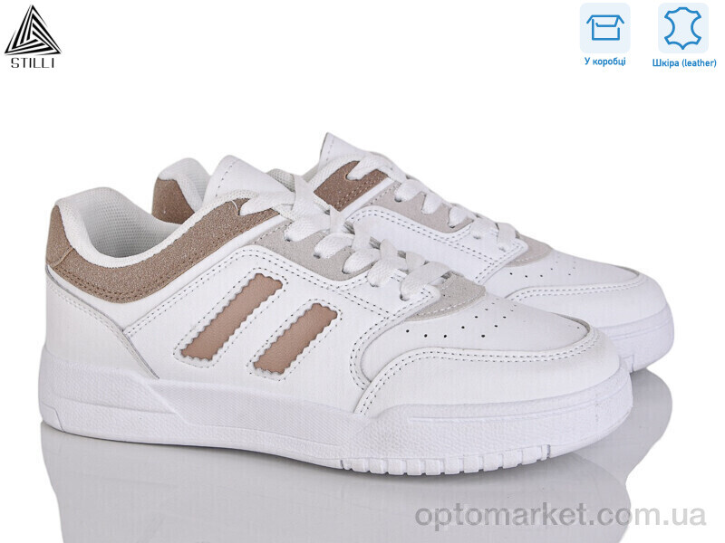 Купить Кросівки жіночі AD200-8 шкіра Stilli білий, фото 1