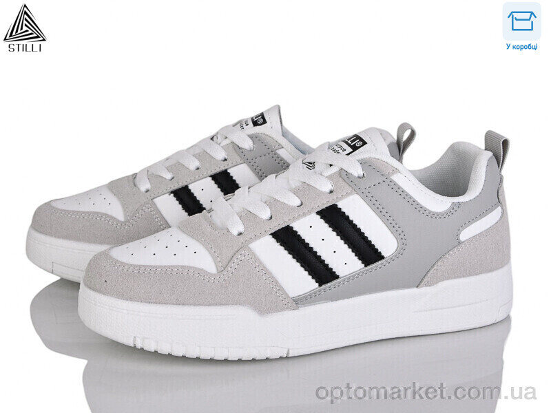 Купить Кросівки жіночі AD350-3 шкіра Stilli сірий, фото 1