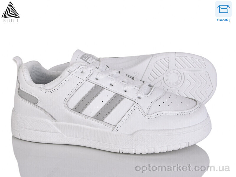 Купить Кросівки жіночі AD350-7 шкіра Stilli білий, фото 1