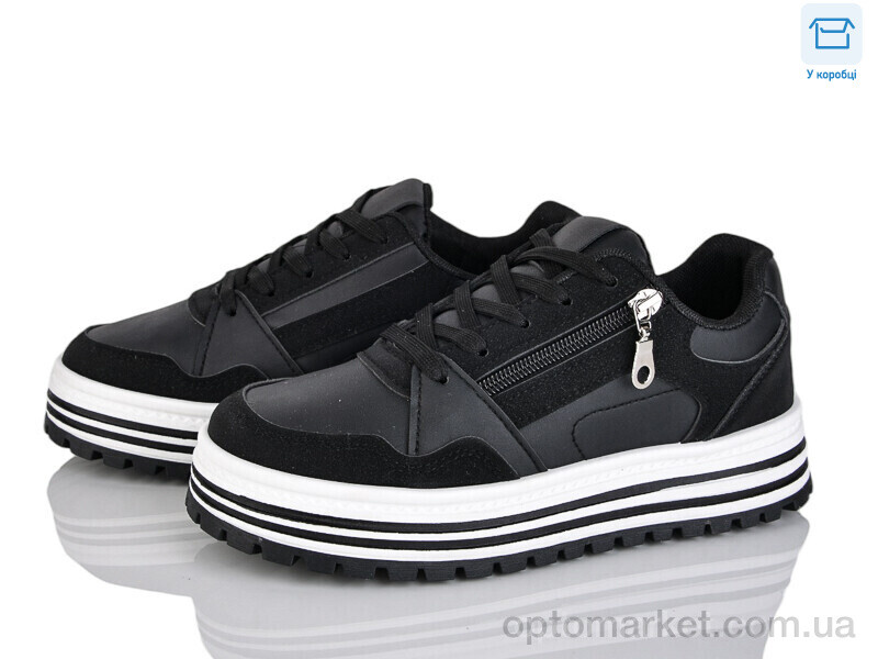 Купить Кросівки жіночі AD36-1 Lady Lily чорний, фото 1