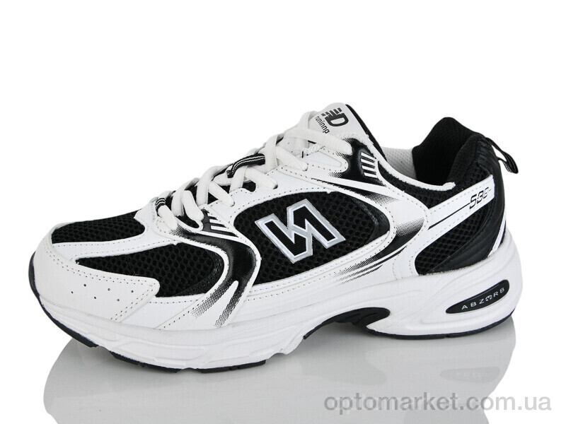 Купить Кросівки жіночі AD502-2 Running чорний, фото 1