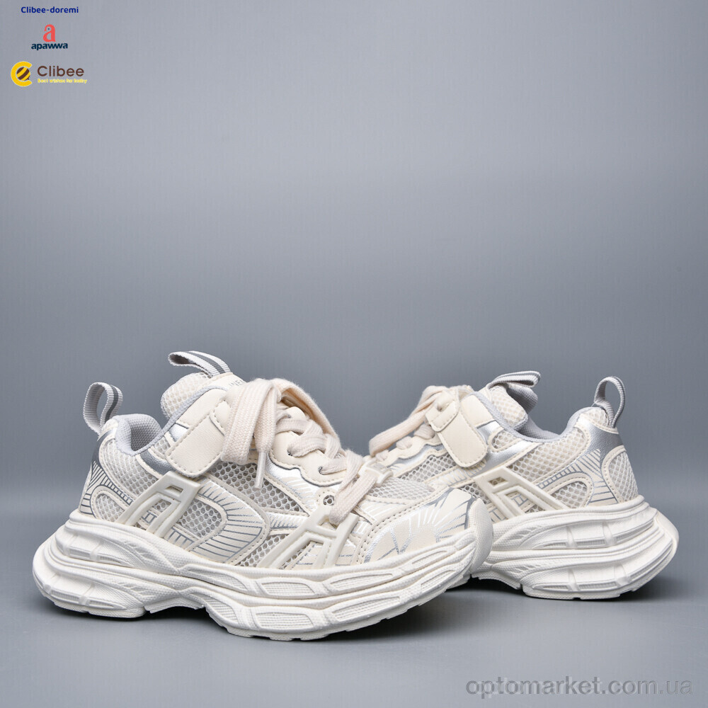Купить Кросівки дитячі AD512-1 white Apawwa бежевий, фото 2