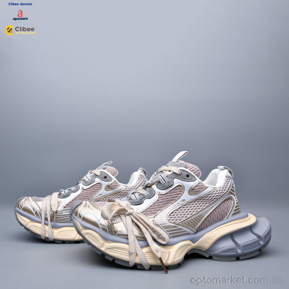 Купить Кросівки жіночі AD58010 beige Apawwa бежевий, фото 2