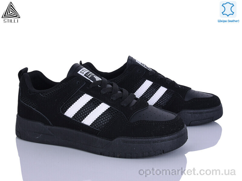 Купить Кросівки жіночі AD600-6 шкіра Stilli чорний, фото 1