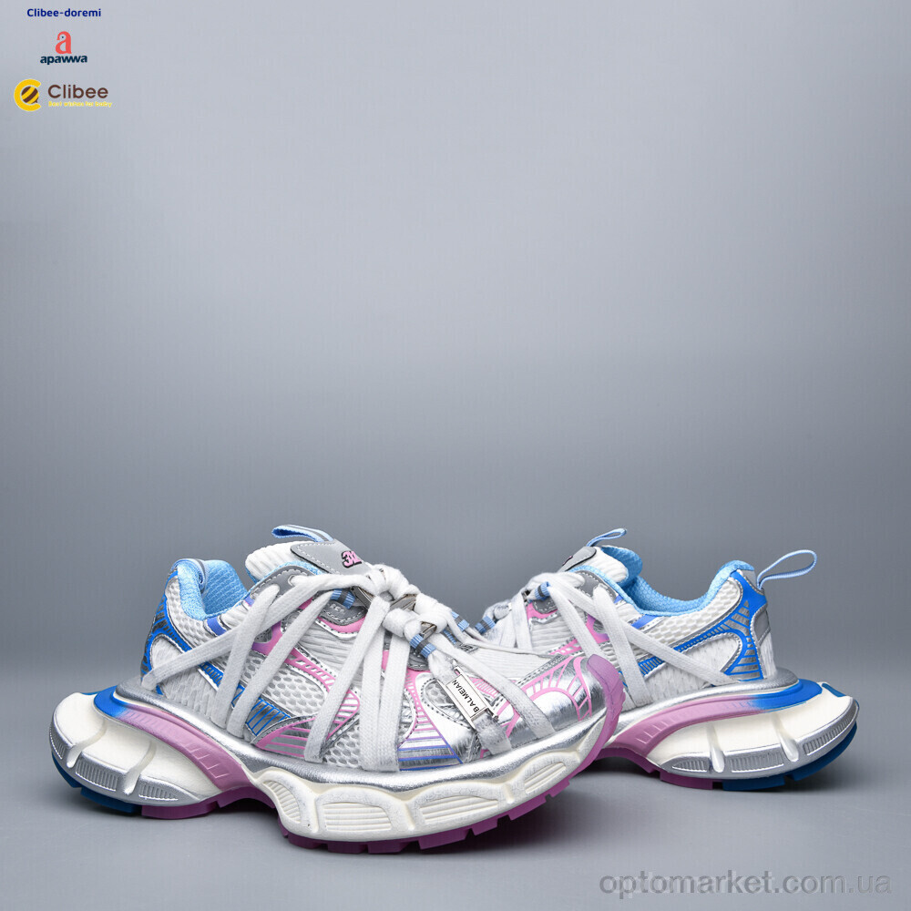 Купить Кросівки жіночі AD68037-1 pink-blue Apawwa білий, фото 2