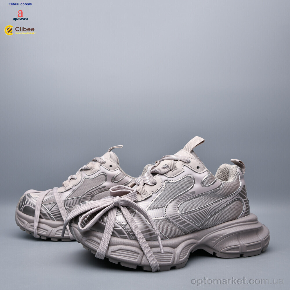 Купить Кросівки жіночі AD88713-1 beige Apawwa бежевий, фото 2