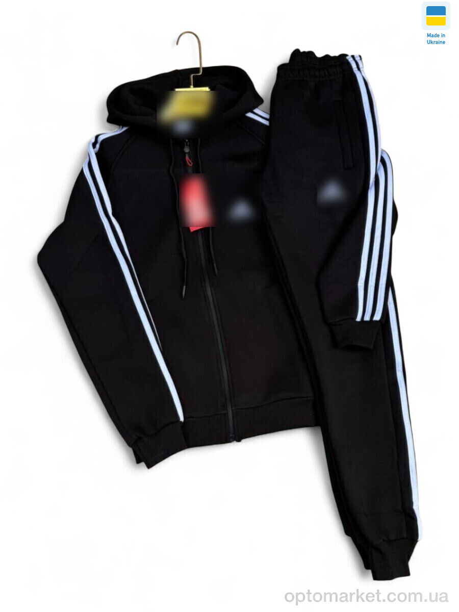 Купить Спортивний костюм чоловічі Ads чорний A.idas чорний, фото 1