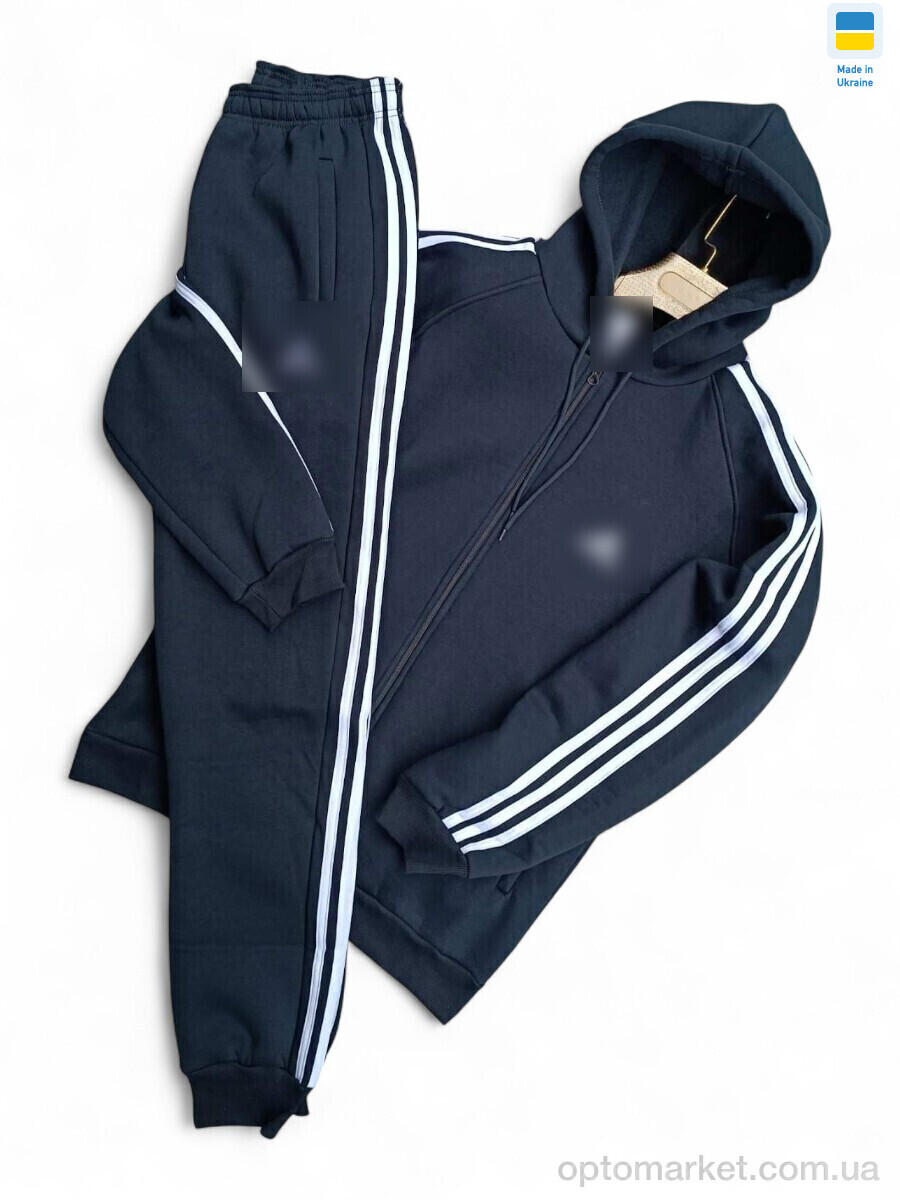 Купить Спортивний костюм чоловічі Ads т.синій A.idas синій, фото 1