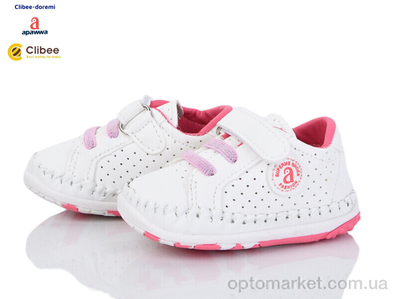 Купить Кросівки дитячі AF43-1 cerise Apawwa білий, фото 1