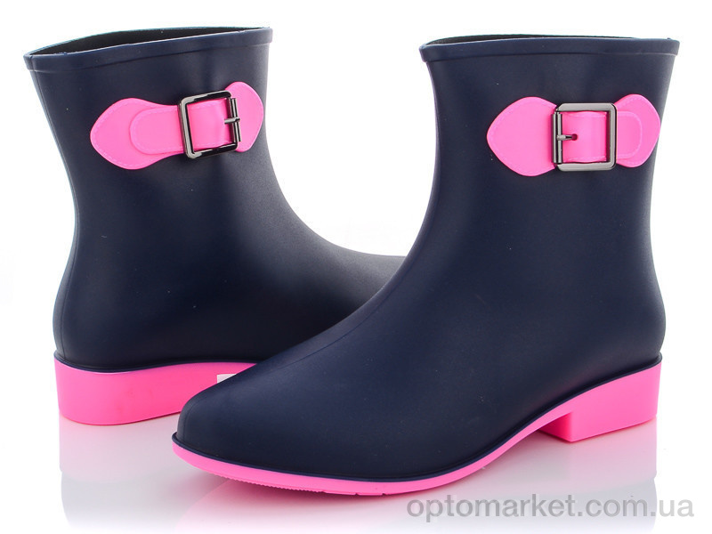 Купить Гумове взуття жіночі AG01 сине-розовый Class Shoes синій, фото 1
