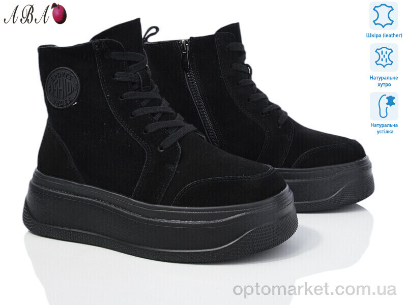 Купить Черевики жіночі AG185-1 ITTS чорний, фото 1