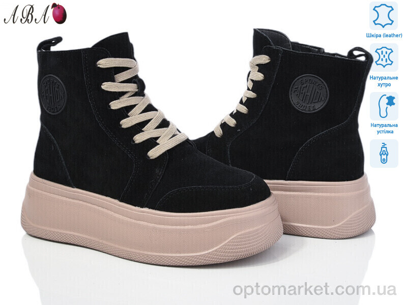 Купить Черевики жіночі AG185A ITTS чорний, фото 1