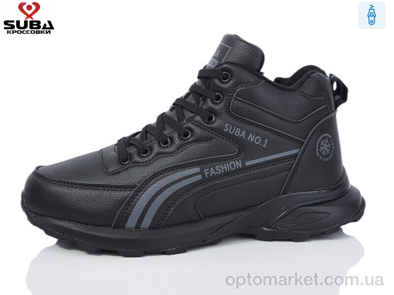 Купить Черевики чоловічі AH551-01 піна Suba чорний, фото 1