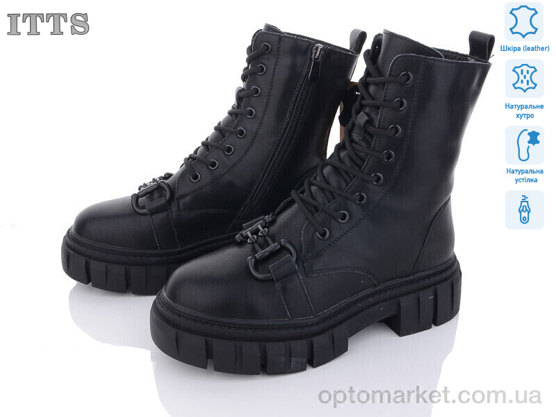 Купить Черевики жіночі AK232-6 ITTS чорний, фото 1