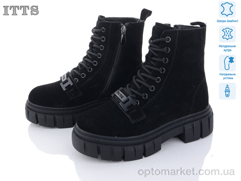 Купить Черевики жіночі AK234-1 ITTS чорний, фото 1