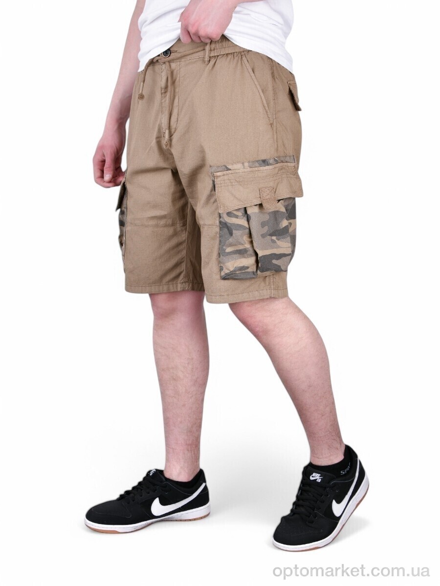 Купить Шорти чоловічі AK302-5 Baronjns хакі, фото 2