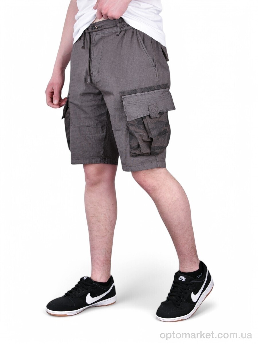 Купить Шорти чоловічі AK302-6 Baronjns сірий, фото 2