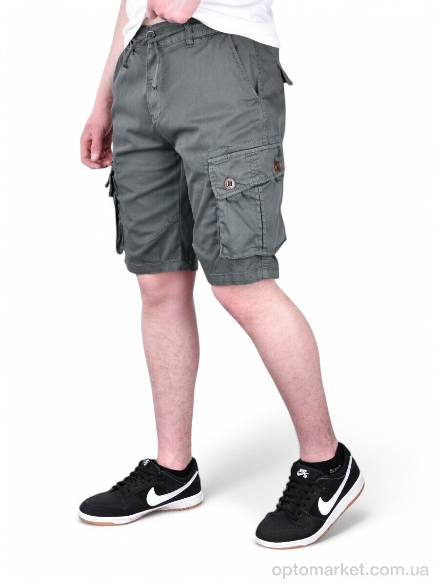 Купить Шорти чоловічі AK312-6 Baronjns сірий, фото 2