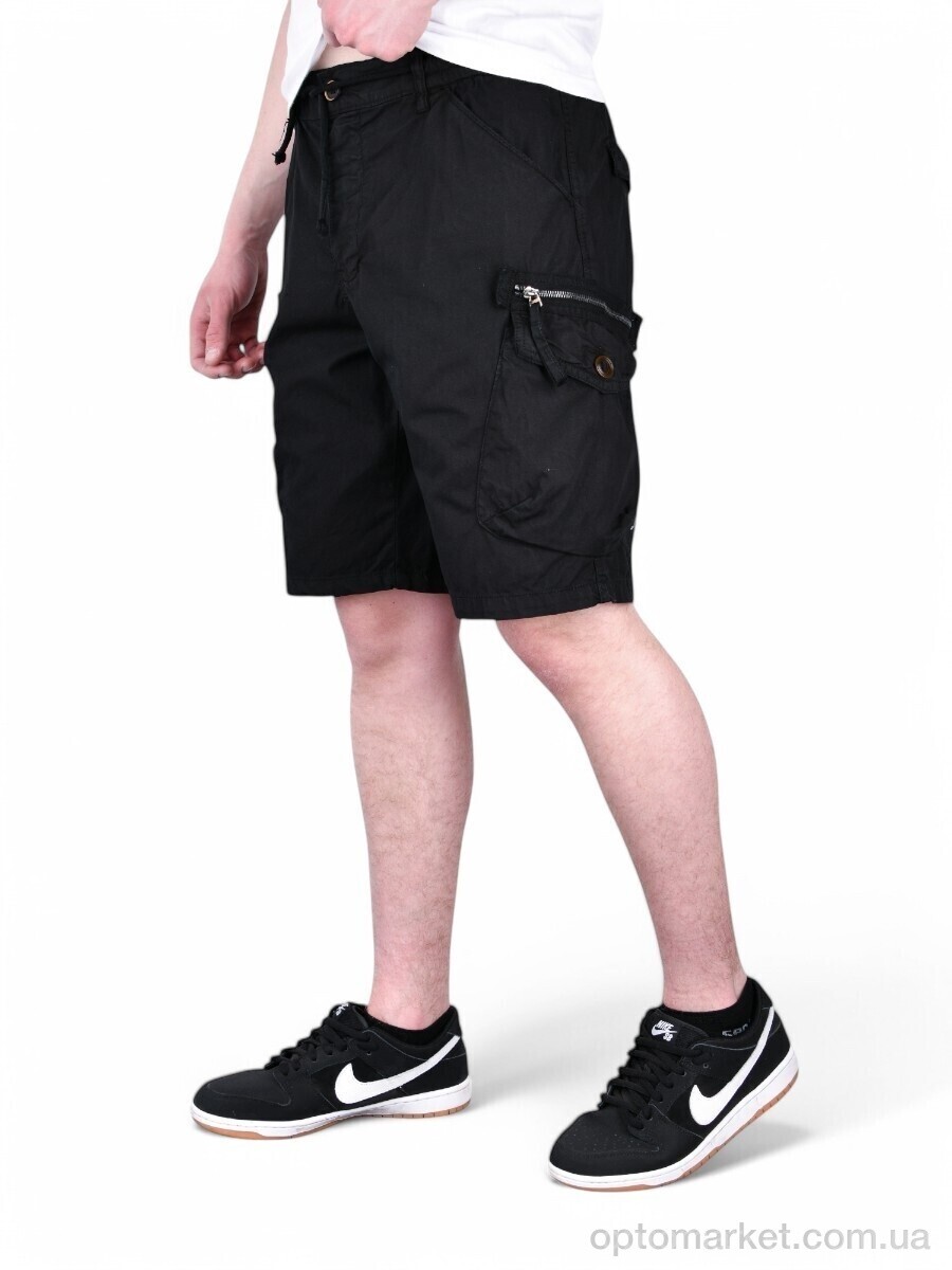 Купить Шорти чоловічі AK315-1 Baronjns чорний, фото 2