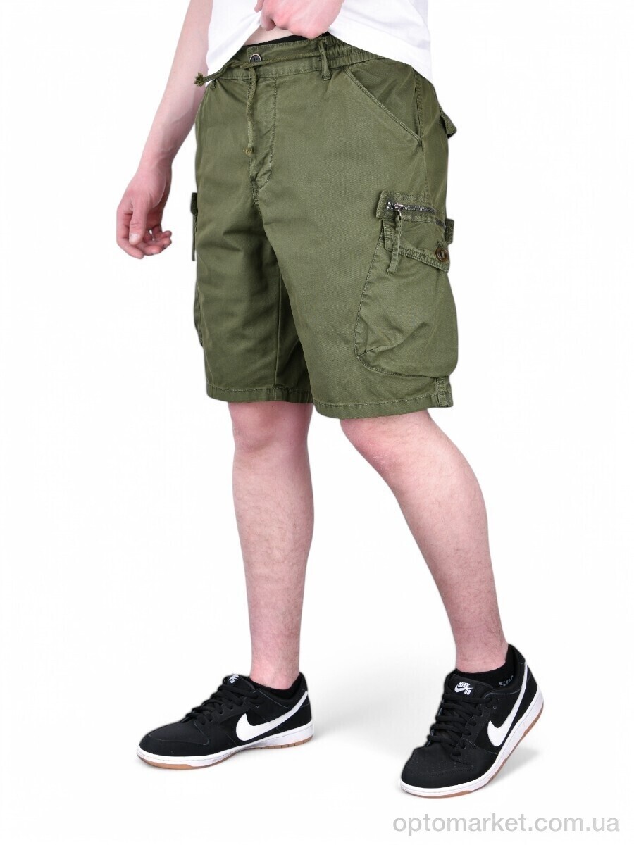 Купить Шорти чоловічі AK315-3 Baronjns зелений, фото 2