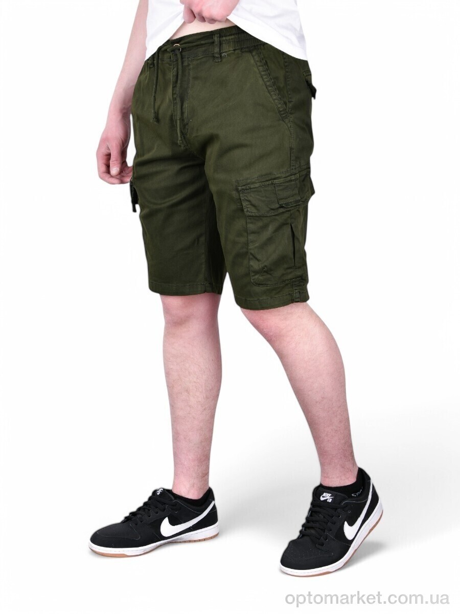 Купить Шорти чоловічі AK637-3 Baronjns зелений, фото 2