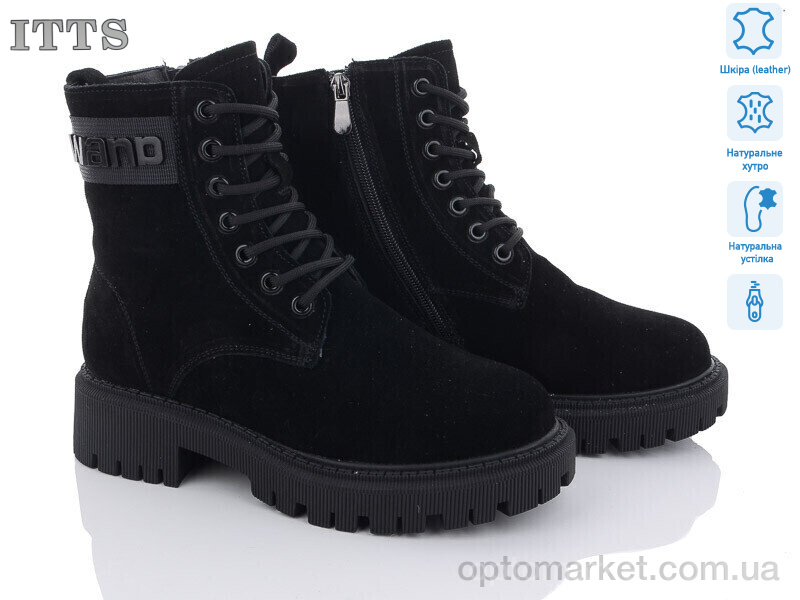 Купить Черевики жіночі AK90-1 ITTS чорний, фото 1