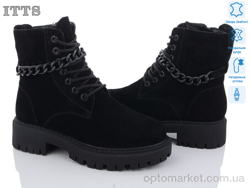 Купить Черевики жіночі AK93-1 ITTS чорний, фото 1